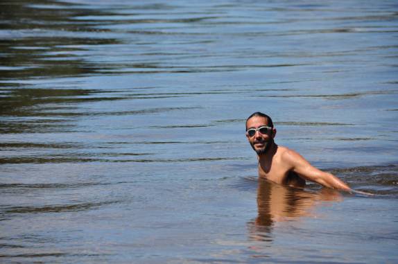 Manhã saudável no Rio Novo, no Jalapão - TO